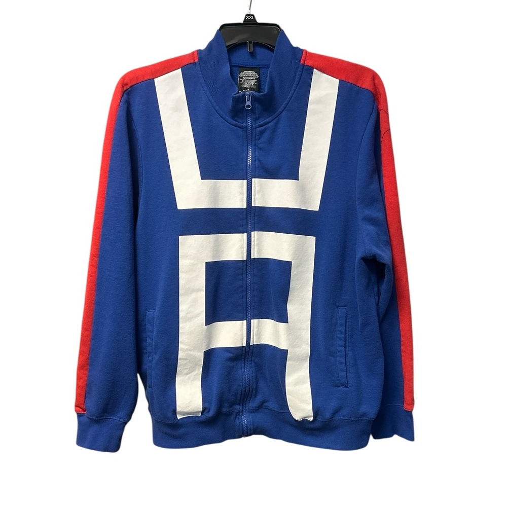 My Hero Academia Funimation Men’s Zip Up Long Sleeves Jacket Size 2X